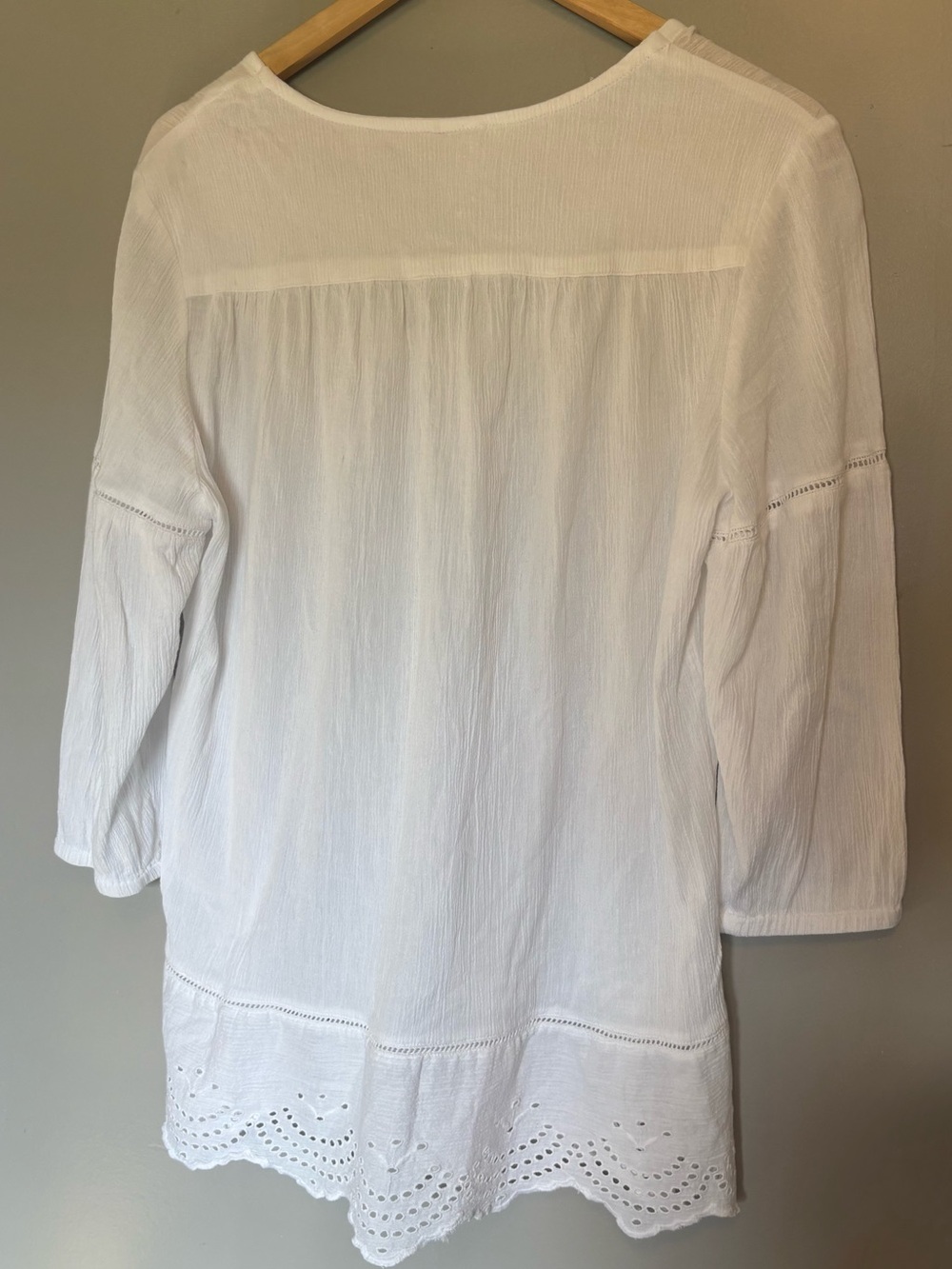 Blair 100% Cotton Gauzy Blouse - Picture 5 of 6